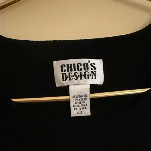 Chico’s Women’s Black Tank Top - Picture 2 of 8